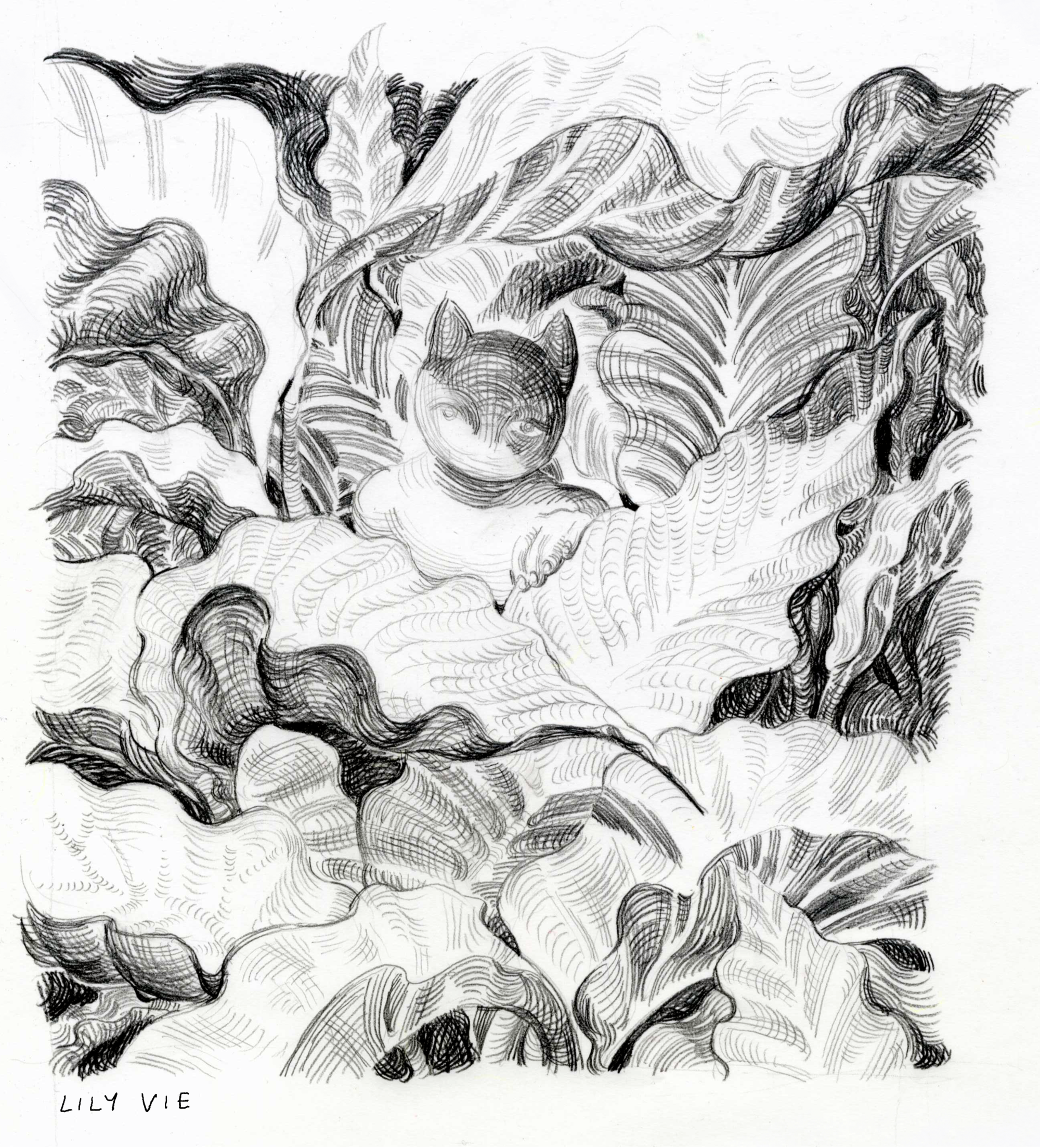 Do More Art - black and white pencils sketch